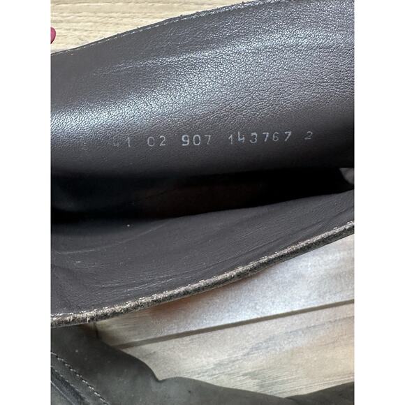 Arche Suede Wedge Booties Size 9.5 Gray Ankle Boots Casual Comfort Low Heel - Picture 13 of 13